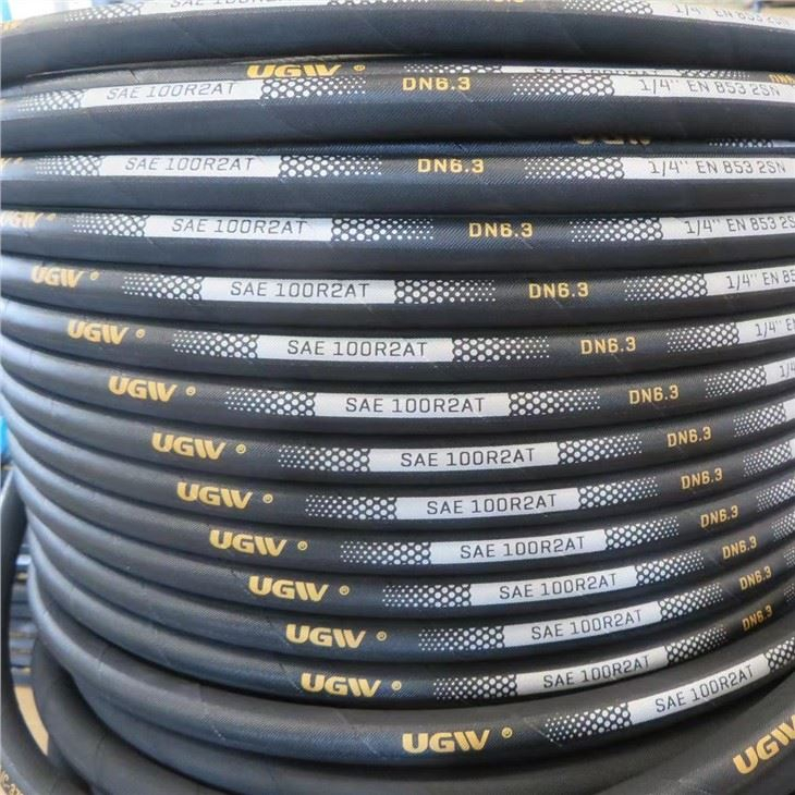 1/2" X 14' SAE 2SN/100R2AT MFC Hydraulic Hose Assembly