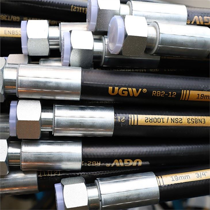 Hydraulic Hose | 2 Wire | 3/8" X 84" | With Male NPT | 100R2AT-6